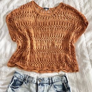 Knit Orange Top